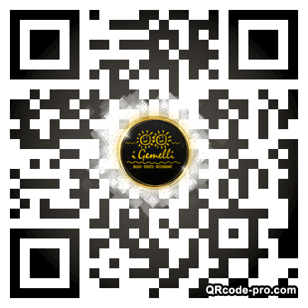 QR code with logo 2vw70