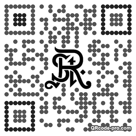 QR code with logo 2wab0