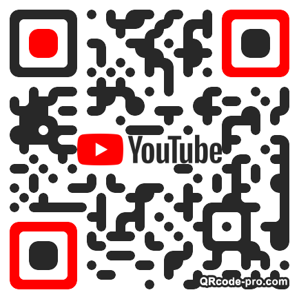 QR code with logo 2x180