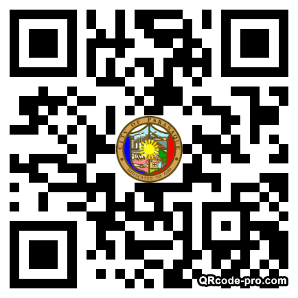 QR code with logo 33290