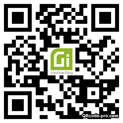 QR code with logo 33Rt0