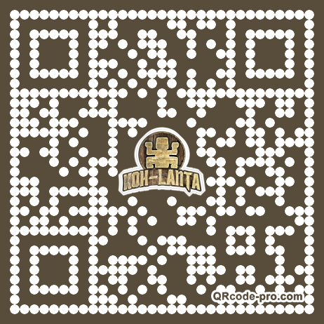 QR code with logo 33X70