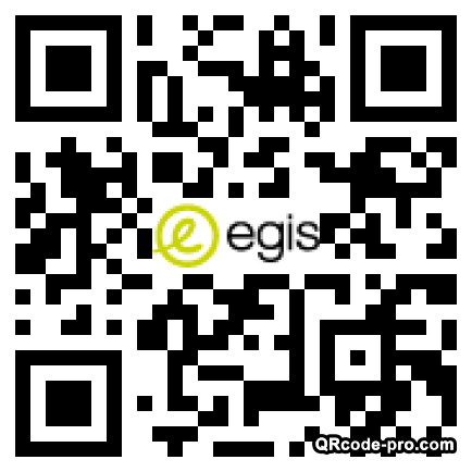 QR code with logo 348m0