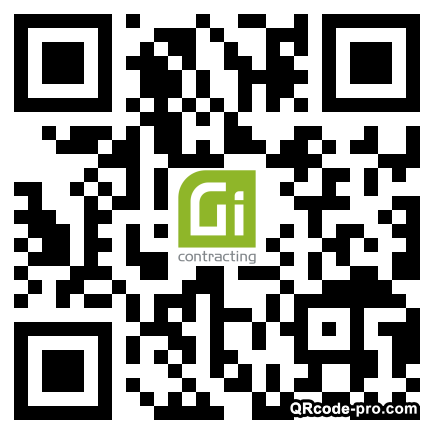 QR code with logo 34DR0