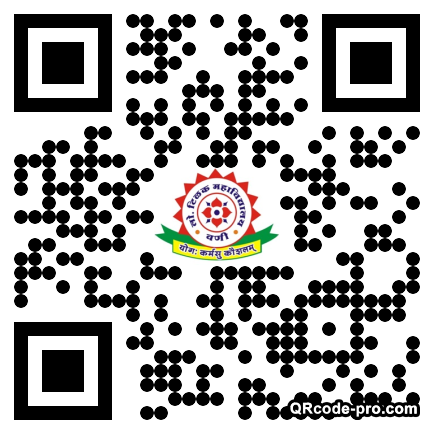 QR code with logo 34Eh0
