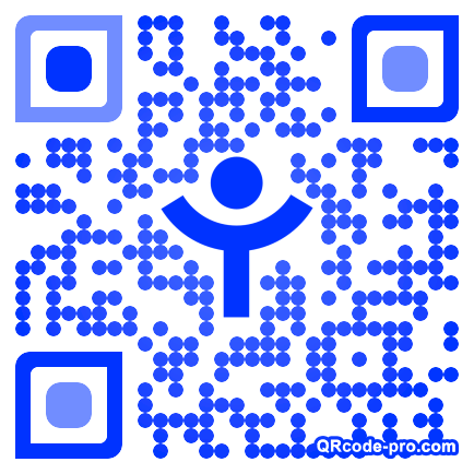 QR code with logo 34OR0