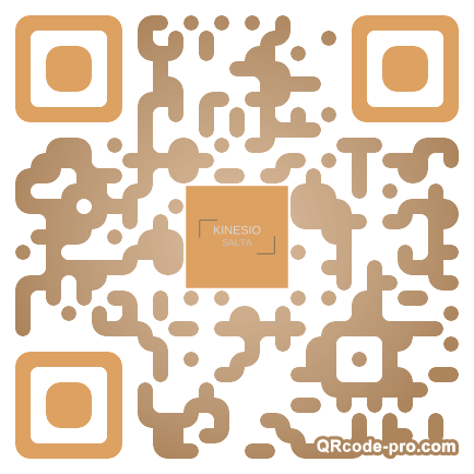 QR code with logo 34Or0