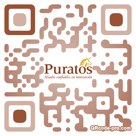 QR code with logo 34R20
