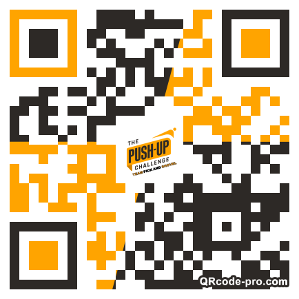 QR code with logo 34Tr0