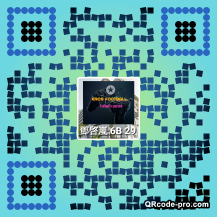 QR code with logo 34Ty0