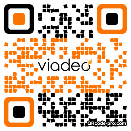 QR code with logo 34ZF0