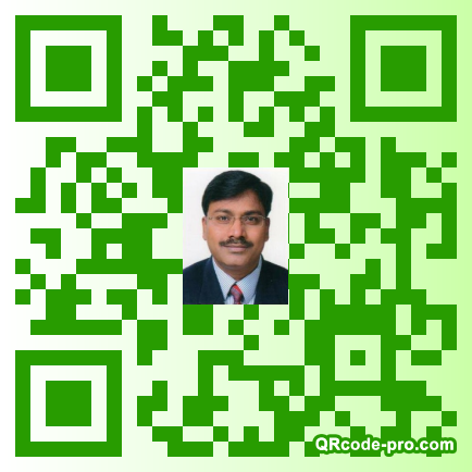QR code with logo 34hK0