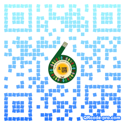 QR code with logo 34v40