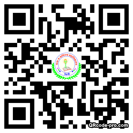 QR code with logo 34x20