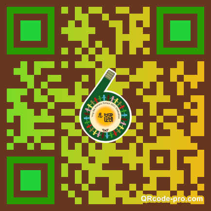 QR code with logo 37A70