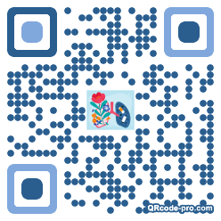 QR code with logo 37Nr0