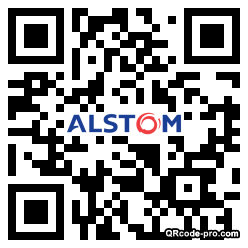 QR code with logo 3A750