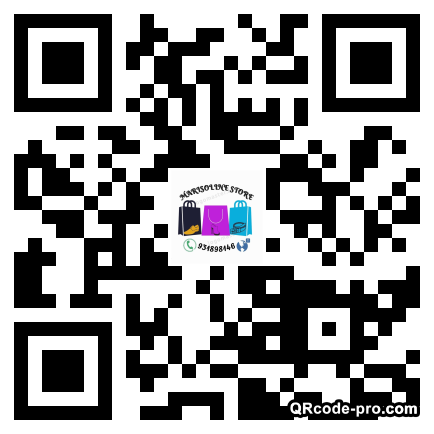 QR code with logo 3Ase0