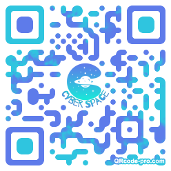 QR code with logo 3Bod0