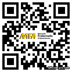 QR code with logo 3ByF0