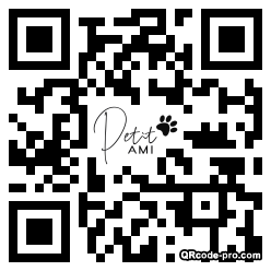 QR code with logo 3Dco0