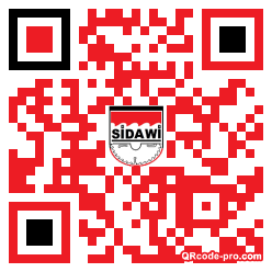 QR code with logo 3Dx80