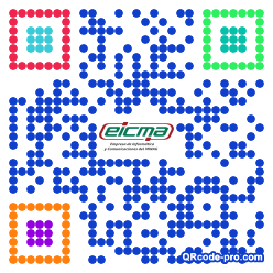 QR code with logo 3Eo60
