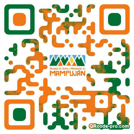 QR code with logo 3FMm0