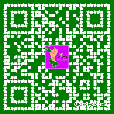 QR code with logo 3GpE0