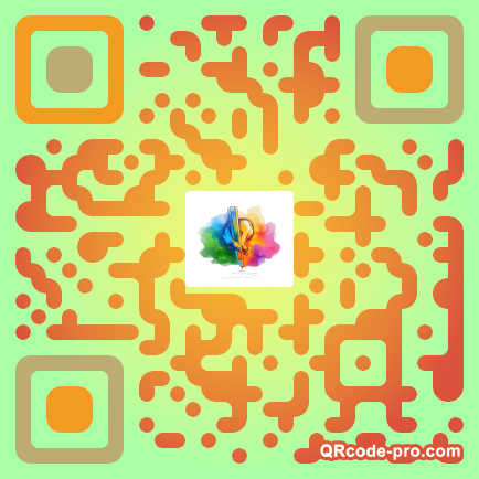 QR code with logo 3GxE0