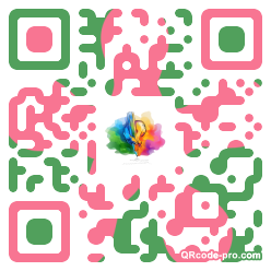 QR code with logo 3GxM0