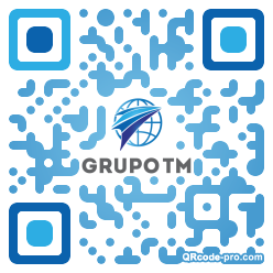 QR code with logo 3H1R0