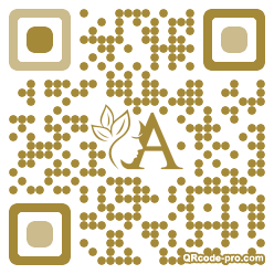 QR code with logo 3H4L0