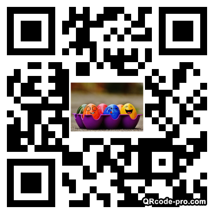 QR code with logo 3Hle0