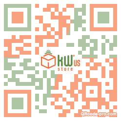 QR code with logo 3Hrs0