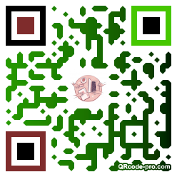 QR code with logo 3MlL0
