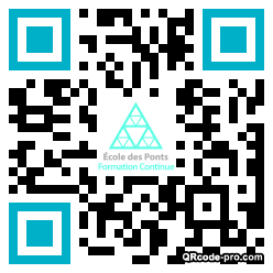 QR code with logo 3MwR0