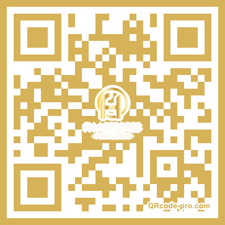 QR code with logo 3bw90