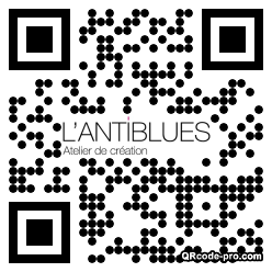 QR code with logo 3d3T0