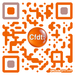 QR code with logo 3dTg0