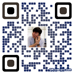 QR code with logo 3dW90