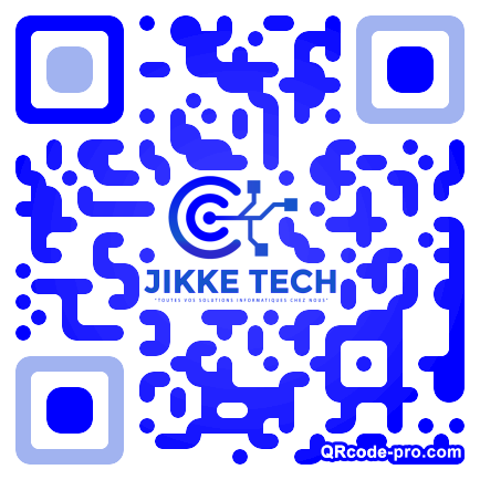 QR code with logo 3dX40