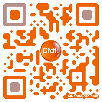 QR code with logo 3dia0