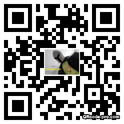 QR code with logo 3m3t0