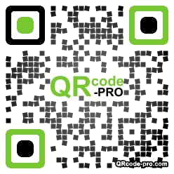 QR code with logo 3mZ10