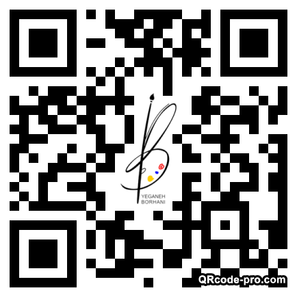 QR code with logo 3maH0