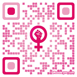 QR code with logo 3nFW0