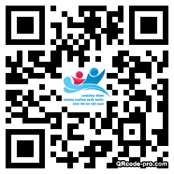 QR code with logo 3nkY0