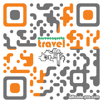 QR code with logo 3plG0