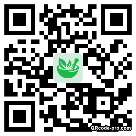 QR code with logo 3px90